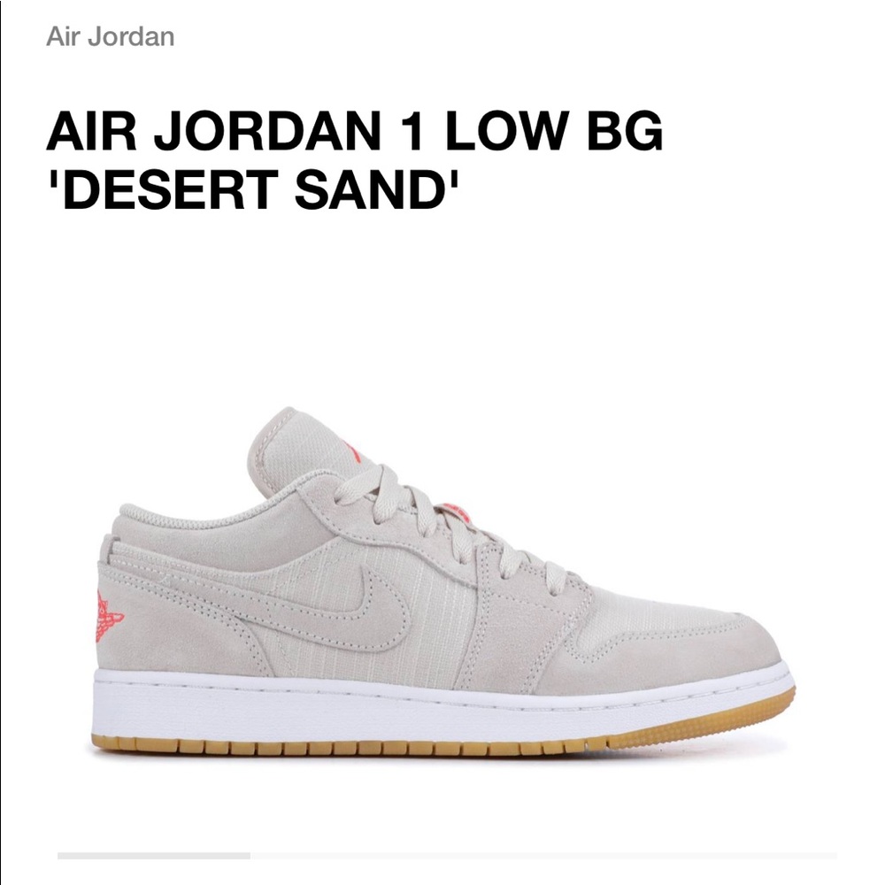 Air Jordan 1 LOW BG 'DESERT SAND'